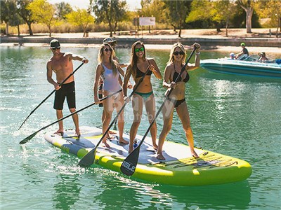  Explorer Stand Up Paddle Board iSUP Package | Includes Adjustable Travel Paddle with Carrying Bag BY-PD-030